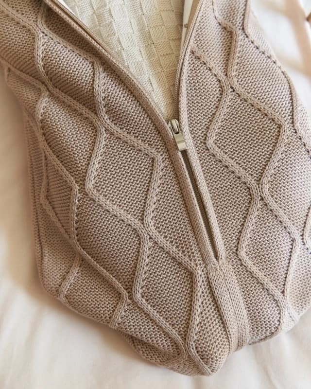 Кокон детский Oliver Loomknits Капучино 4